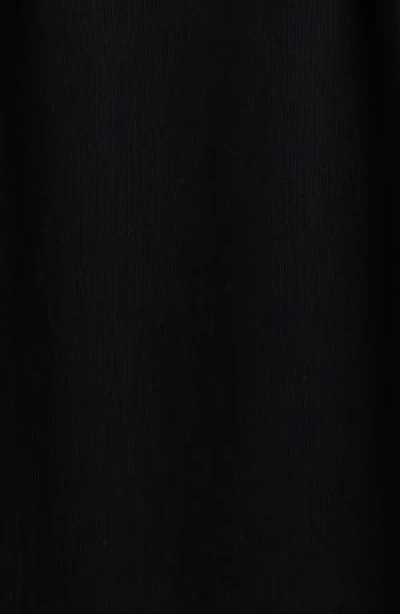 Frame The Jersey Organic Cotton A-line Dress In Black