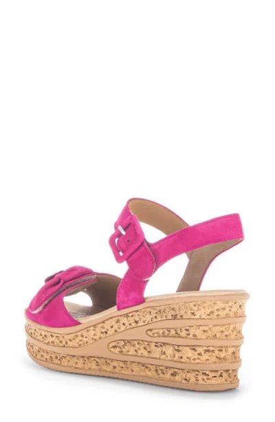 Gabor 44.653 Platform Wedge Sandal In Pink