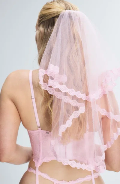 Savage X Fenty At First Sight Veil In Velour Pink