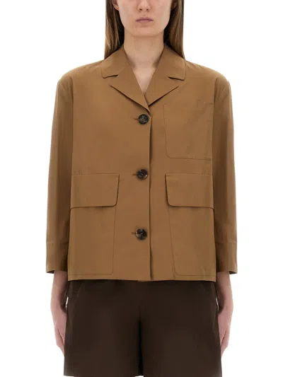 S Max Mara Jacket "priscilla" In Beige