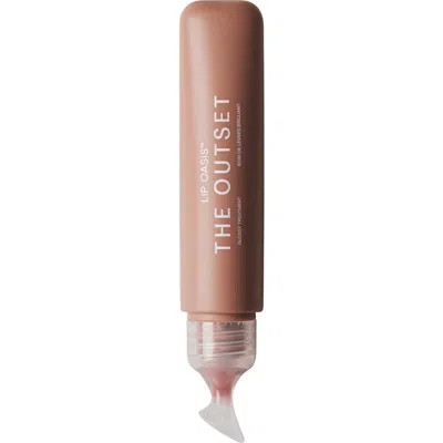 The Outset Lip Oasis Glossy Treatment In Brown