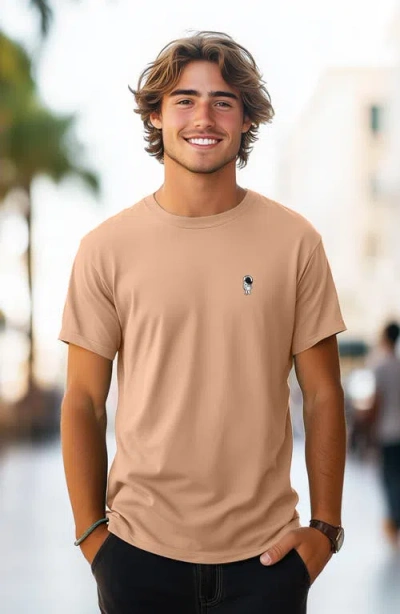 Dalix Astronaut Tee In Peach