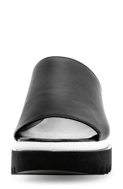 Gabor 44.613 Platform Slide Sandal In Black