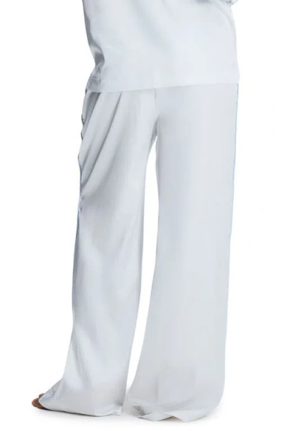 Savage X Fenty Ever After Satin Sleep Pants In Hazy White