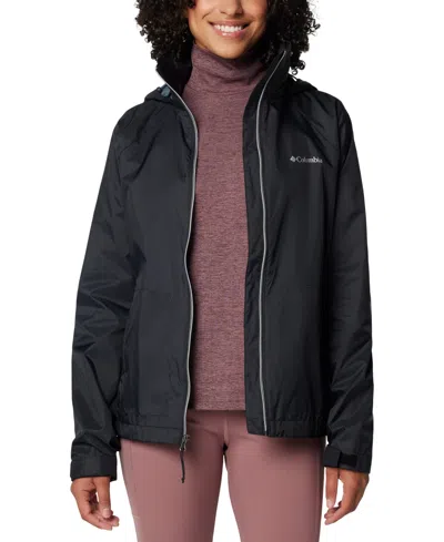 Columbia Women's Switchback Iv Hooded Packable Jacket In Black