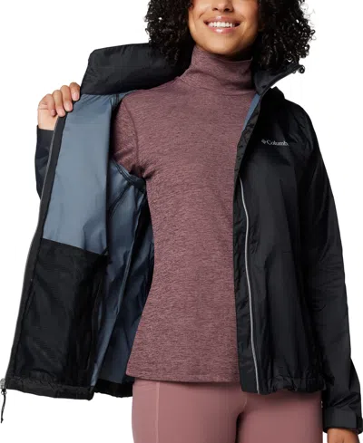 Columbia Women's Switchback Iv Hooded Packable Jacket In Black