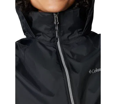 Columbia Women's Switchback Iv Hooded Packable Jacket In Black