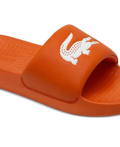 Lacoste Men's Serve Slide 1.0 - 8 In Orange