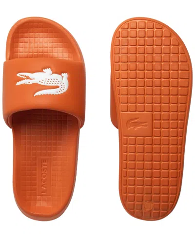 Lacoste Men's Serve Slide 1.0 - 8 In Orange