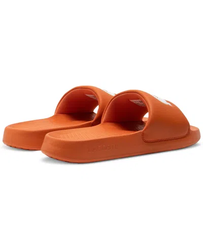 Lacoste Men's Serve Slide 1.0 - 8 In Orange