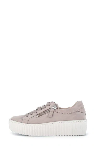Gabor 43.200 Platform Sneaker In Neutral