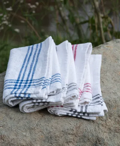 Kaf Home Lyon Napkins, Set Of 4 In Cherry