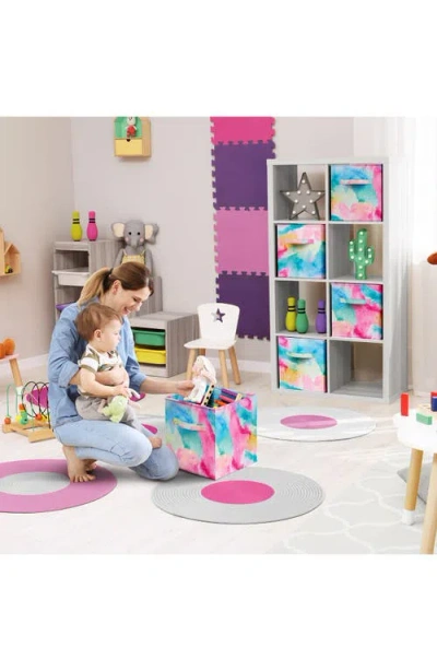 Sorbus 6-pack Collapsible Storage Cubes In Watercolor