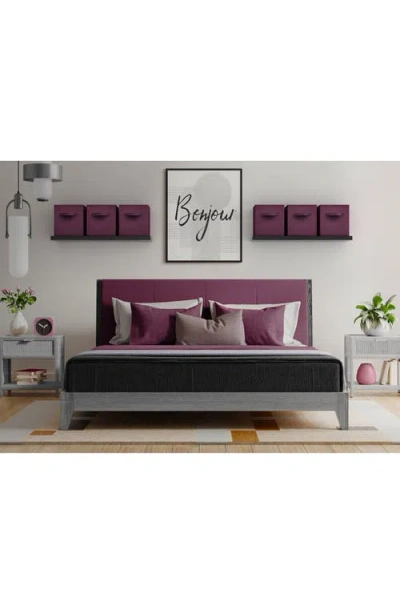 Sorbus Large Collapsible Storage Cube In Purple