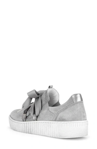 Gabor Waltz Womens Casual Trainers Colour: White/silver, Size: 8 In White