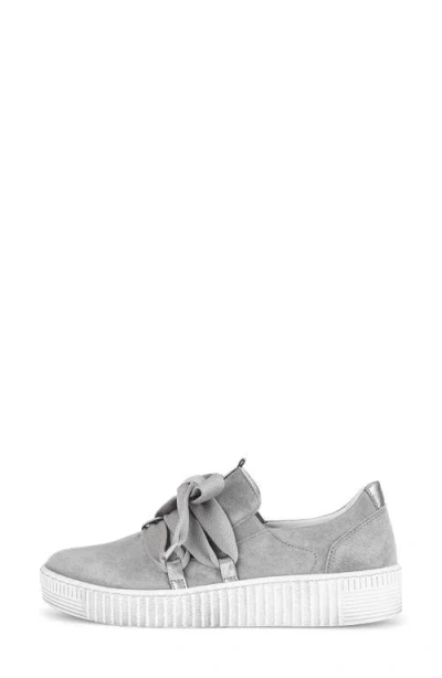 Gabor Waltz Womens Casual Trainers Colour: White/silver, Size: 8 In White