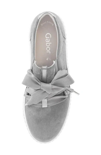 Gabor Waltz Womens Casual Trainers Colour: White/silver, Size: 8 In White
