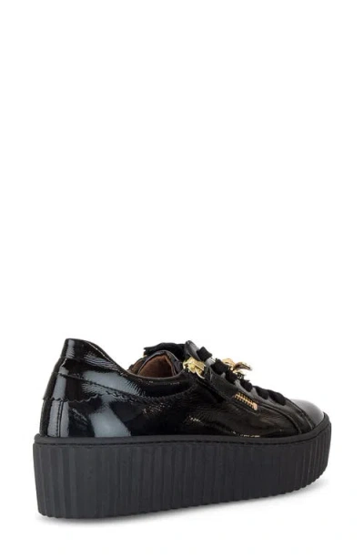 Gabor 63.201 Platform Sneaker In Black
