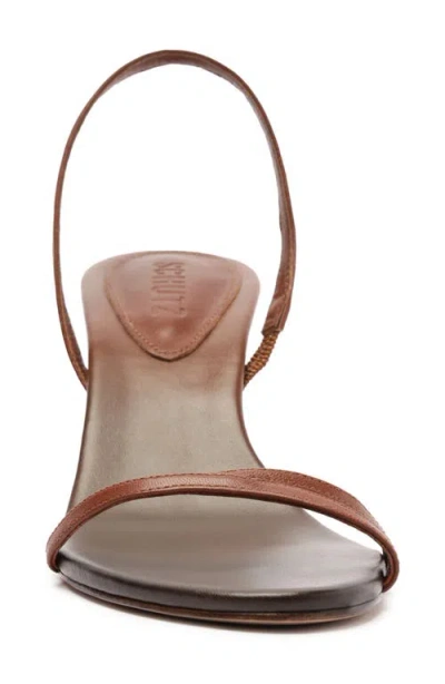 Schutz Women's Diana Slingback Sandals In Brown