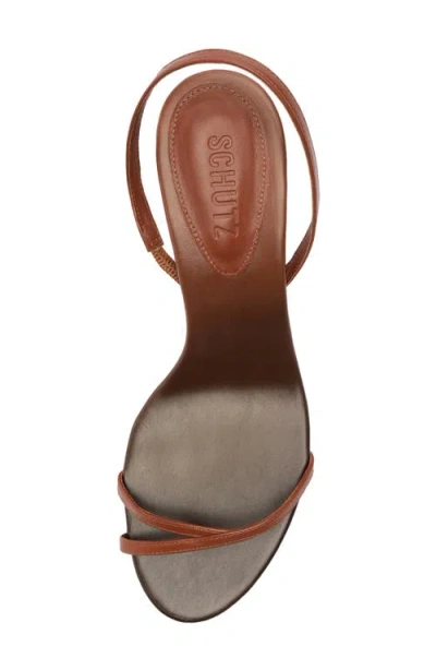 Schutz Women's Diana Slingback Sandals In Brown