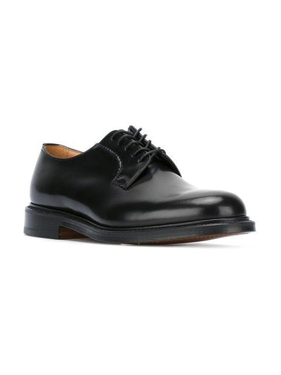 Church's Shannon Lw Leather Derby Shoes In Blue | ModeSens