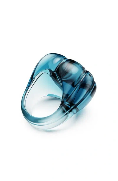Swarovski Dulcis Cocktail Ring In Blue