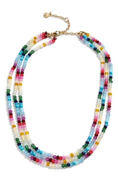 Baublebar Isla Layered Beaded Necklace In Multicolored