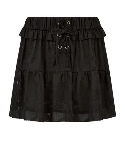Shop Iro Carmel Lace-up Skirt