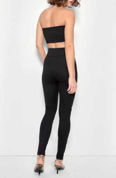 As By Df Magra Recycled Leather Top In Black