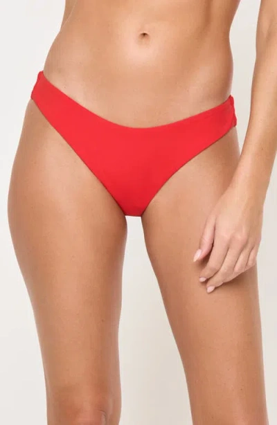 L*space Lspace Rocky Classic Bikini Bottoms In Red