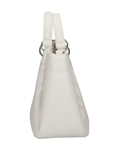 Armani Exchange Monogram-pattern Tote Bag In White