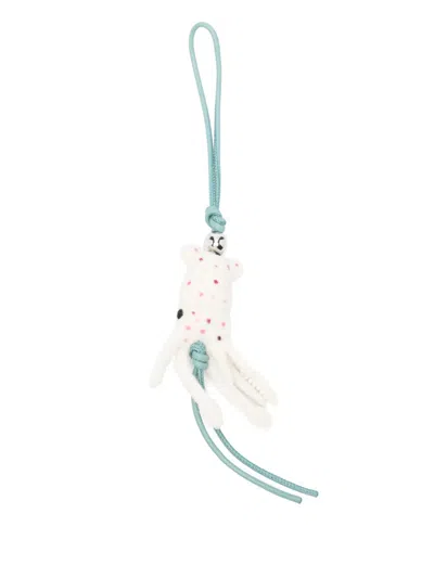 Loewe X Suna Fujita Octopus Keyring In White