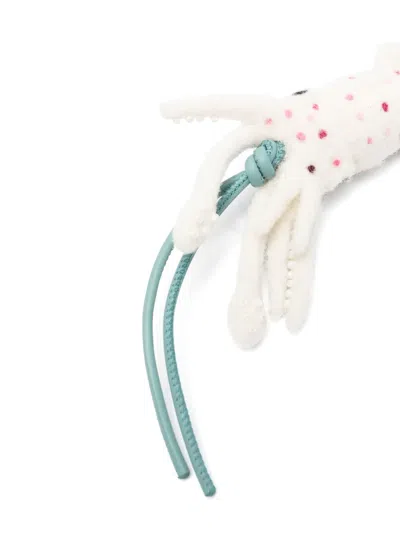Loewe X Suna Fujita Octopus Keyring In White