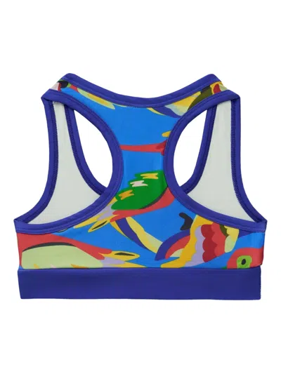 Roarsome Graphic-print Bikini Set In Blue