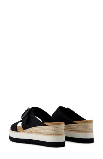 Toms Diana Platform Slide Sandal In Black
