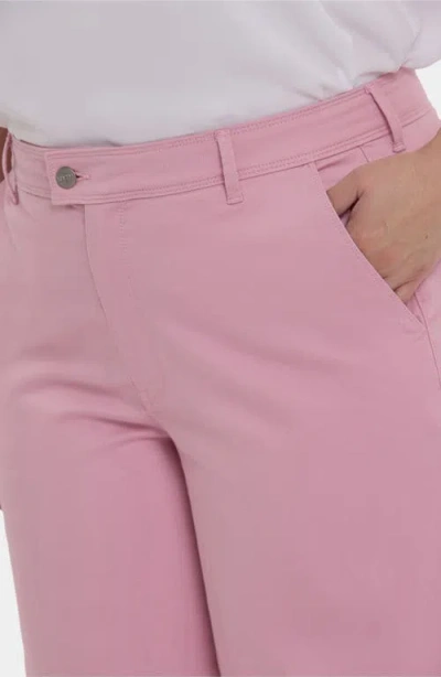 Nydj Mona High Waist Ankle Wide Leg Trouser Jeans In Pink
