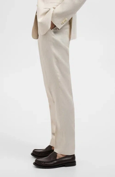 Mango Men's Super Slim-fit Tailored Trouser Pants In Neutral