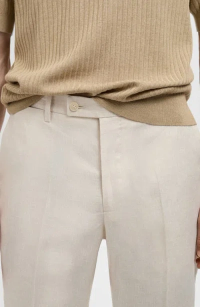 Mango Men's Super Slim-fit Tailored Trouser Pants In Neutral