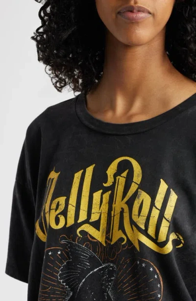 Daydreamer Jelly Roll Son Of A Sinner Merch Tee In Reactive Black In Reactive Black Acid