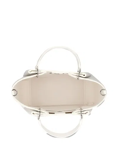 Armani Exchange Monogram-pattern Tote Bag In White