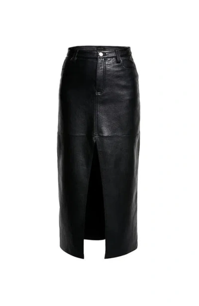 As By Df Imogen Recycled Leather Skirt In Black