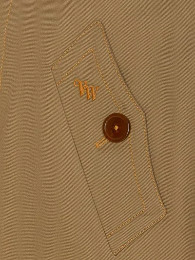 Vivienne Westwood Casual Jacket With Embroidered Detail And Epaulettes In Brown