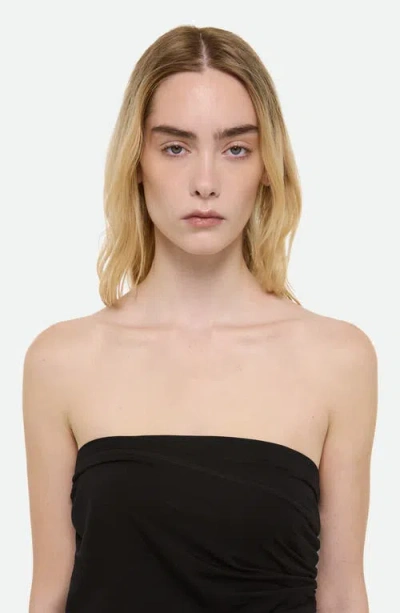 Helmut Lang Asymmetric Protect Top In Black
