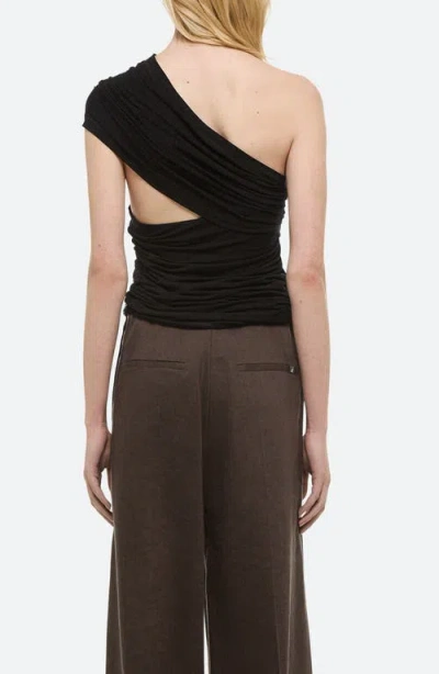 Helmut Lang Asymmetric Protect Top In Black