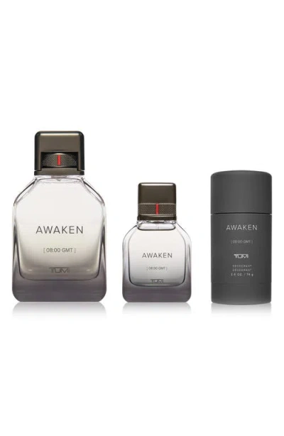 Tumi Awaken [08:00 Gmt] Eau De Parfum Gift Set ($223 Value) In No Color