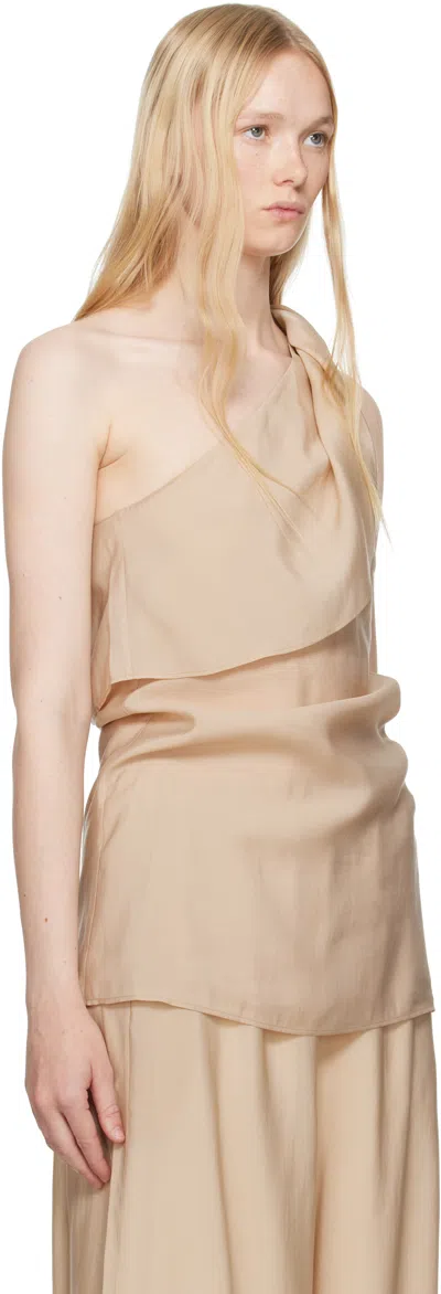 Ruohan Devon Sleeveless Top In Beige In Beige