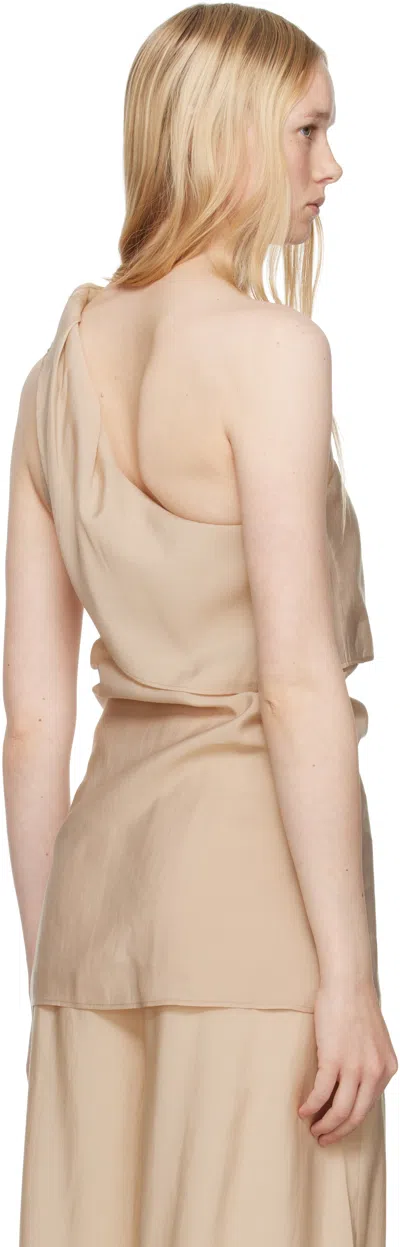 Ruohan Devon Sleeveless Top In Beige In Beige