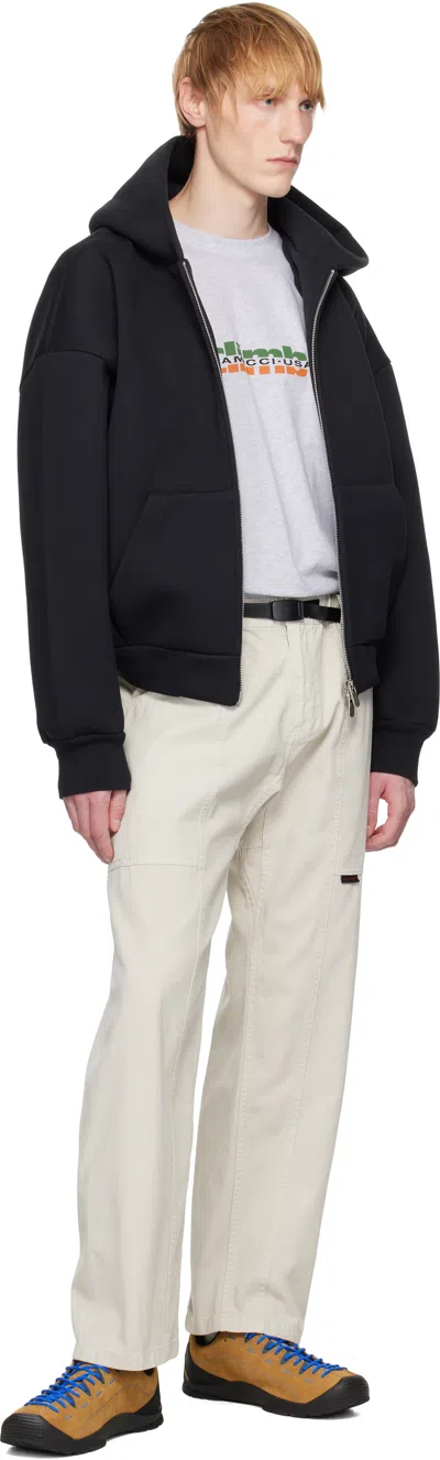 Gramicci Off-white Gadget Trousers In Dune Pigment