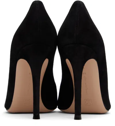 Gianvito Rossi Black Gianvito 105 Heels In Black