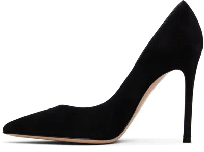 Gianvito Rossi Black Gianvito 105 Heels In Black